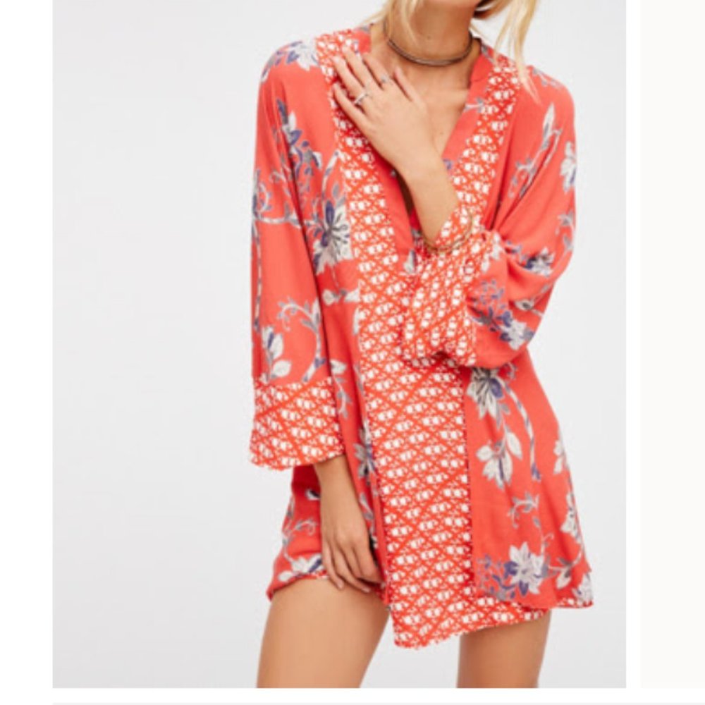 Free People mini dress, Boho style, Low cut | Size XS